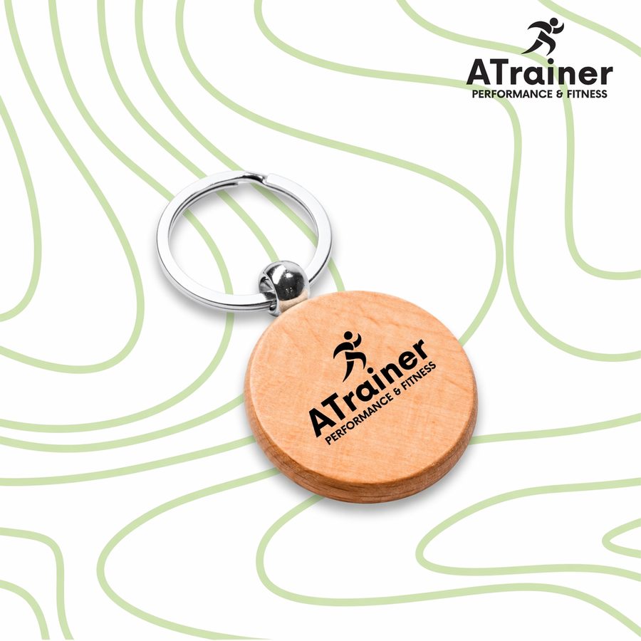 Portachiavi in legno ATrainer